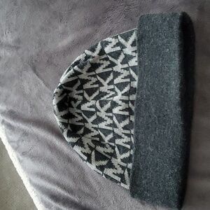 Michael Kors Black and Gray Hat